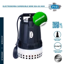 Electrobomba Sumergible PYD Sea-Gs Inox Aguas Saladas - Imagen 2
