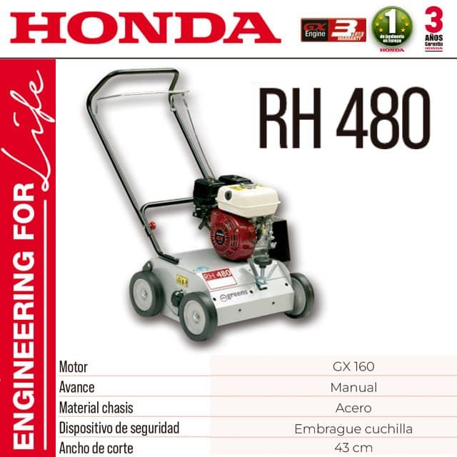 Escarificador / Regenerador Césped HONDA RH 480 - Imagen 1