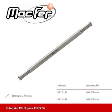 Extensión SDS/Plus-Plus MACFER 662 500MM - Imagen 1