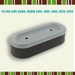 Filtro de Aire Compatible AGRIA, ROBIN 2400, 3400, 5400, EH25, EH34 - Imagen 1