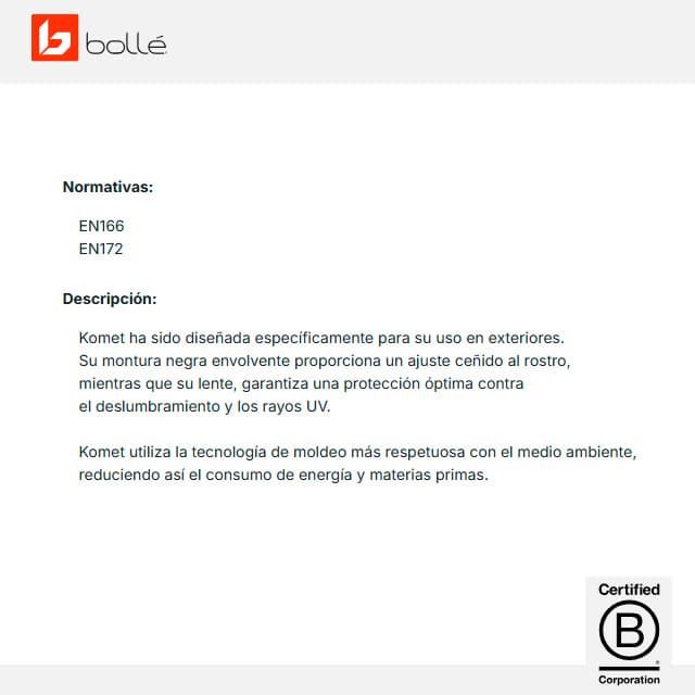 Gafas de Seguridad BOLLÉ Komet - Imagen 2