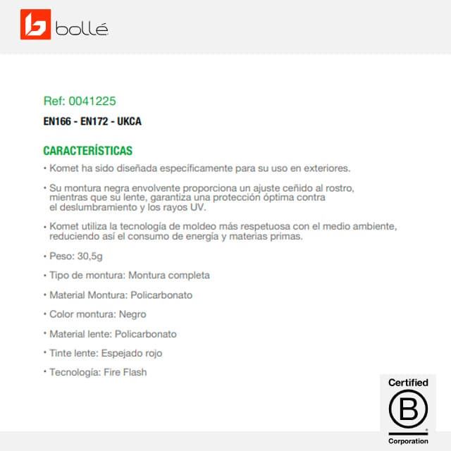 Gafas de Seguridad BOLLÉ Komet - Imagen 3