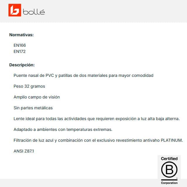 Gafas de Seguridad BOLLÉ Mercuro - Imagen 2