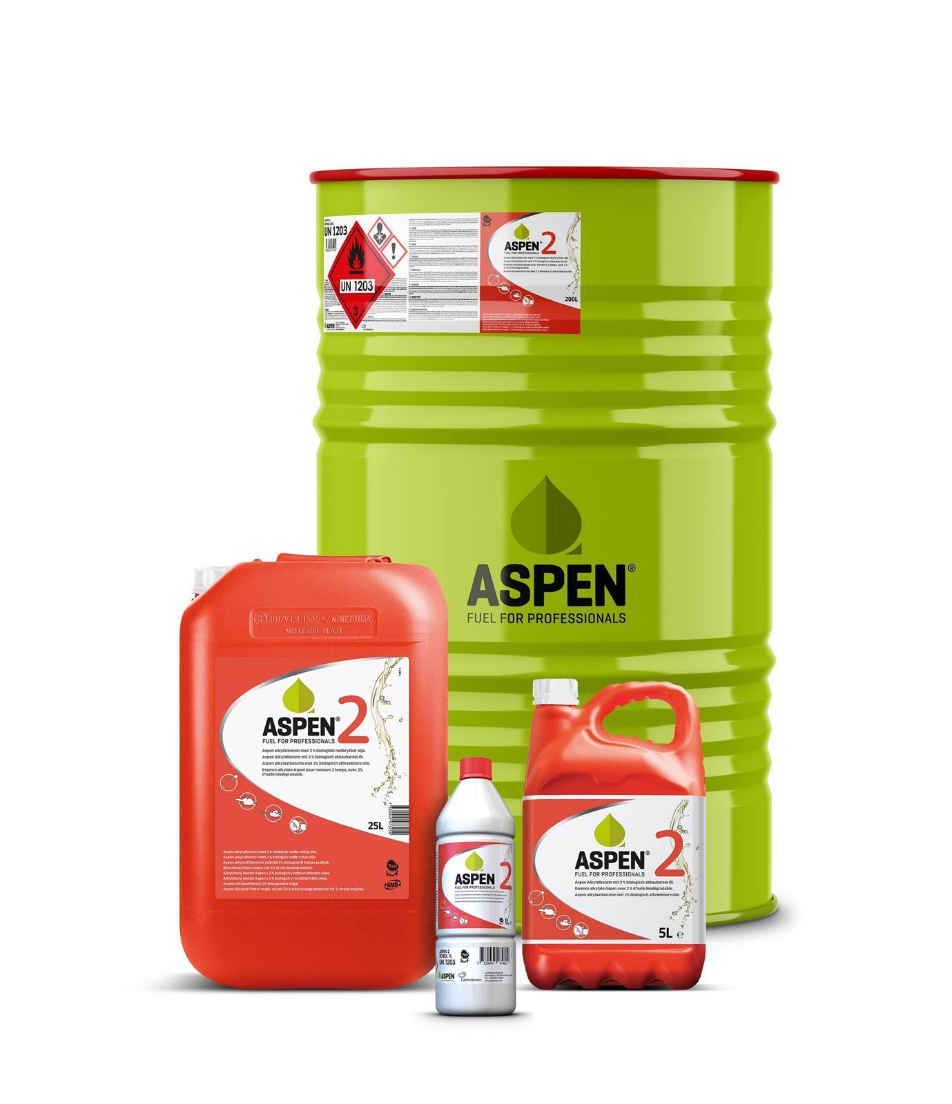 Gasolina de Alkilato ASPEN 2T 1L - Imagen 3