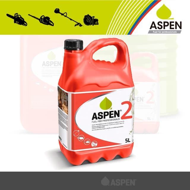 Gasolina de Alkilato ASPEN 2T 5L - Imagen 1