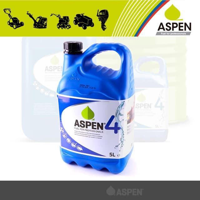 Gasolina de Alkilato ASPEN 4T 5L - Imagen 1