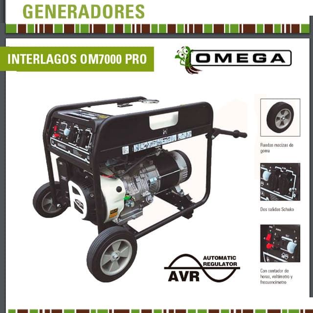Generador Gasolina OMEGA Interlagos OM7000 Pro - Imagen 1