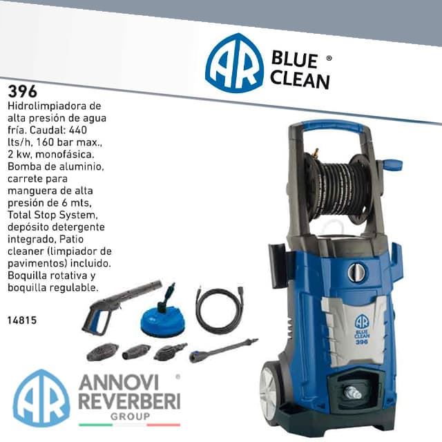 Hidrolimpiadora Eléctrica 396 Home AR Blue Clean - Imagen 1