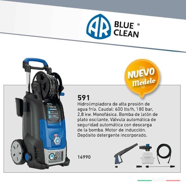 Hidrolimpiadora Eléctrica 591 Home AR Blue Clean - Imagen 1