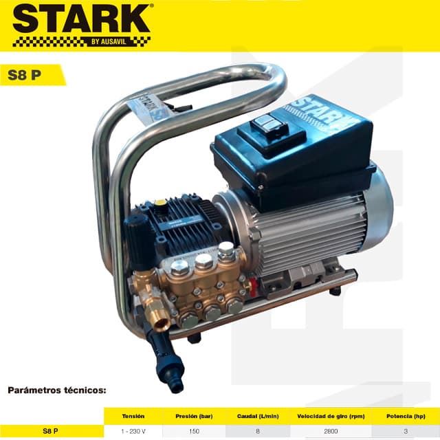 Hidrolimpiadora Eléctrica Portátil STARK S8P - Imagen 1