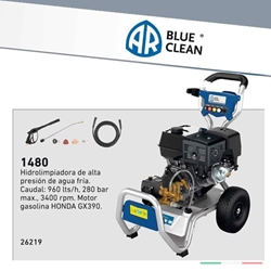 Hidrolimpiadora Gasolina 1480 Pro AR Blue Clean - Imagen 1