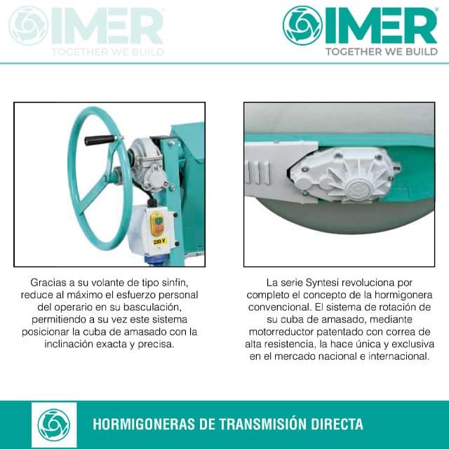 Hormigonera Eléctrica IMER Syntesi-190 - Imagen 4