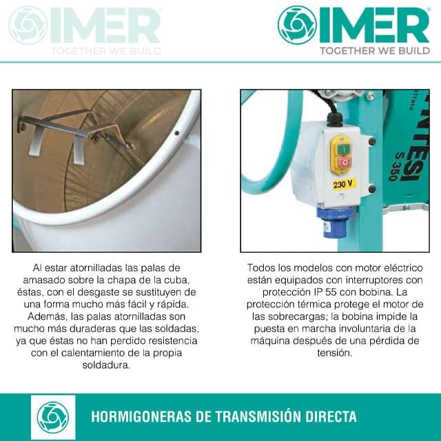 Hormigonera Eléctrica IMER Syntesi-190 - Imagen 5