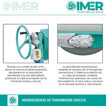 Hormigonera Gasolina IMER Syntesi-190 - Imagen 2