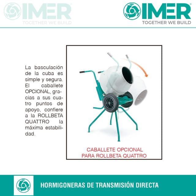 Hormigonera Monofásica IMER Rollbeta - Imagen 6