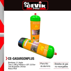 Juego de 2 Bombonas de Gas ARGÓN Puro - Imagen 1