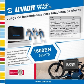 Juego de Herramientas para Bicicletas UNIOR 37 Piezas - Imagen 2