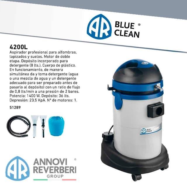 Lavamoquetas AR Blue Clean 4200L Agua Fría - Imagen 1