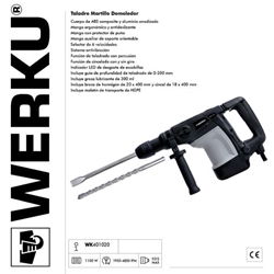 Martillo Combinado WERKU 1100W/35MM - Imagen 1