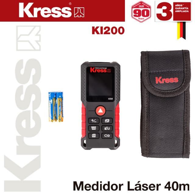 Medidor Láser KRESS KI200 40M Clase2 - Imagen 2