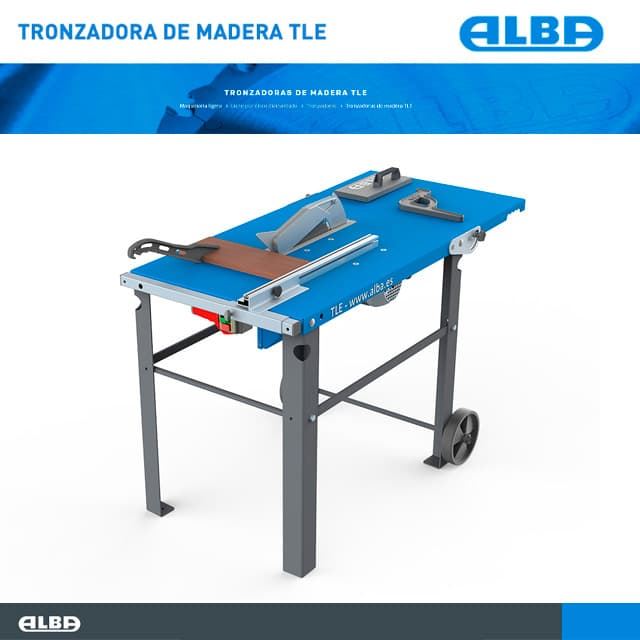 Mesa Circular Madera ALBA TLE3 Monofásica D.315 Aenor - Imagen 1