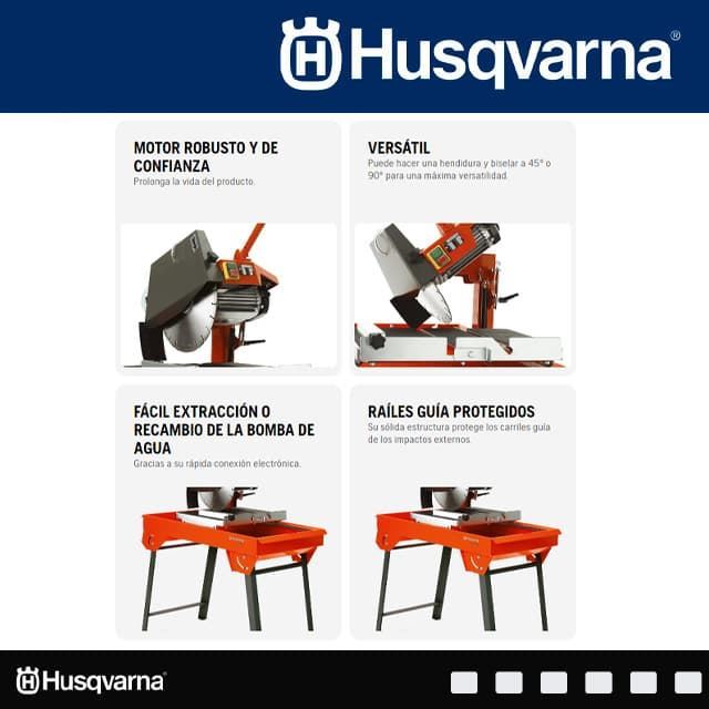 Mesa Cortadora de Mamposteria HUSQVARNA TS 300 E + Disco GRATIS - Imagen 3