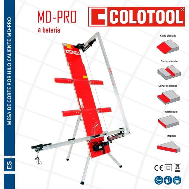 Mesa de Corte Poliestireno Hilo Caliente a BATERÍA COLOTOOL MD-Pro SATE - Imagen 1