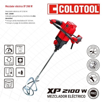 Mezclador Eléctrico COLOTOOL XP2100 - Imagen 1