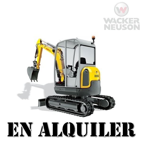 Miniexcavadoras EN ALQUILER - Imagen 1