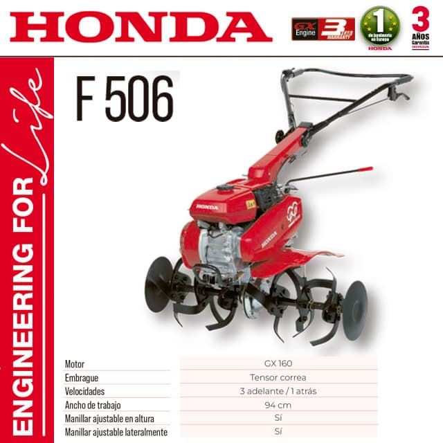 Motoazada HONDA F506 - Imagen 1