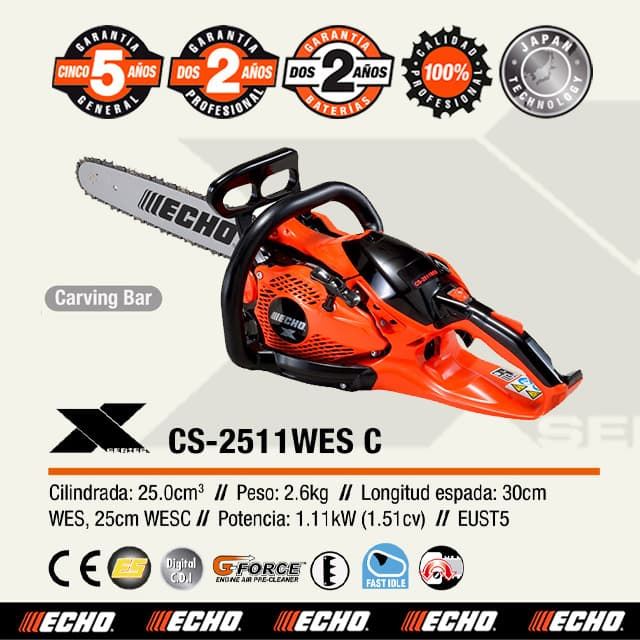 Motosierra ECHO CS-2511WES C / 25 0.043" CARVING - Imagen 1