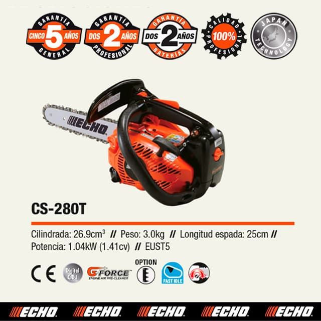 Motosierra ECHO CS-280T - Imagen 1