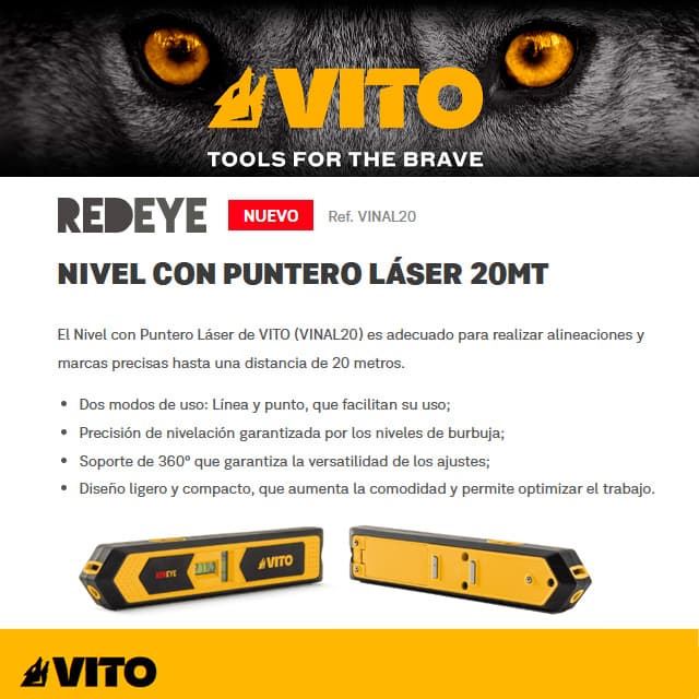 Nivel con Puntero Láser VITO RedEye 20M - Imagen 3