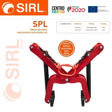 Pinza Portabordillos Manual/Grúa SIRL 150Kg - Imagen 1