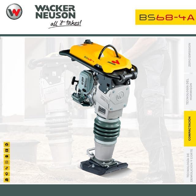 Pisón WACKER NEUSON BS68-4Ab/28 - Imagen 1