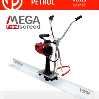 Regla Vibrante HERVISA PERLES Mega Petrol Screed Motor Honda GX25 4T + Perfil 90º - Imagen 1