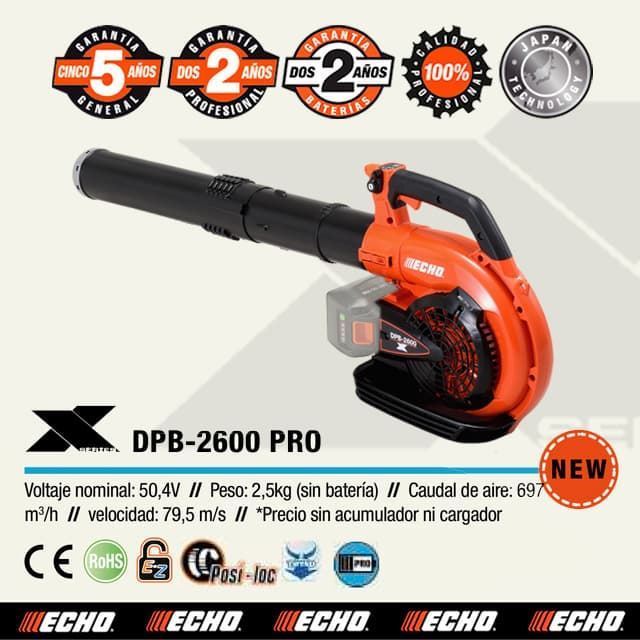 Soplador Batería ECHO DPB-2600 PRO*