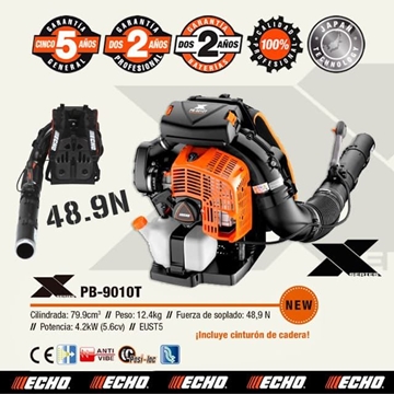 Soplador de Mochila ECHO PB-9010T - Imagen 1