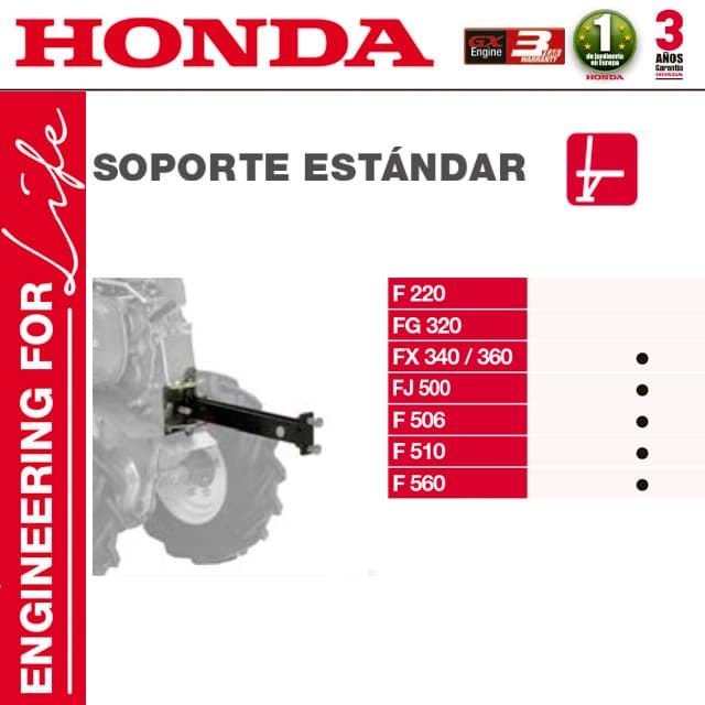 Soporte Estándar Motoazadas HONDA FX340/360 FJ500 F506 F510 F560 - Imagen 1