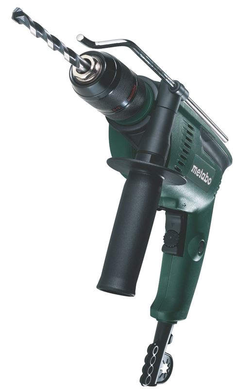 Taladro Percutor METABO SBE 550 + Brocas + Camisetas - Imagen 2