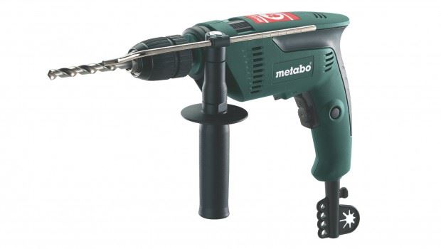 Taladro Percutor METABO SBE 550 + Brocas + Camisetas - Imagen 3