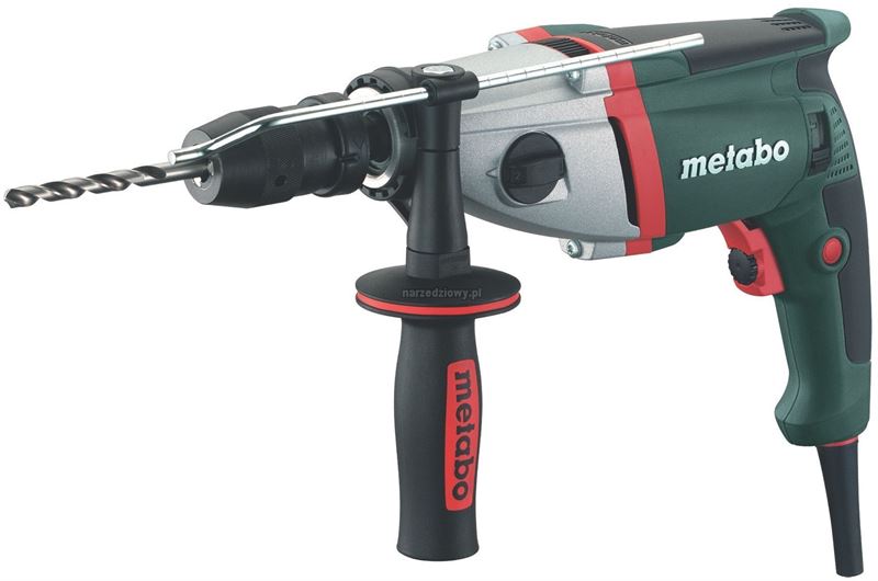 Taladro Percutor METABO SBE 701 SP + Brocas + Camisetas - Imagen 2