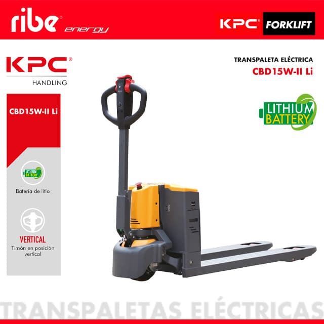 Transpaleta a Batería KPC Kipor CBD15W-II Li ECO - Imagen 1