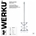 Varilla Mezcladora Viscosidad Media WERKU M14 600X120MM - Imagen 1
