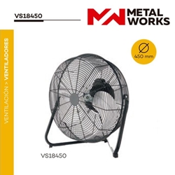 Ventilador de Suelo METAL WORKS VS18450 450MM - Imagen 1