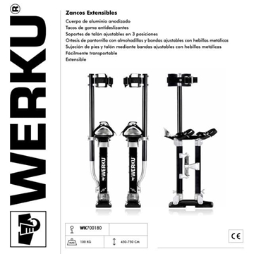 Zancos Extensibles WERKU 450-750CM - Imagen 1